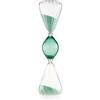 Clessidra Decorativa con Pallina Verde Momentum Emò Italia - Ø 7,3 x H 27 cm