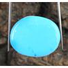 Naturale Blu Turchese 26.65 CT Ovale Sleeping Beauty Gemma Certificato T22238