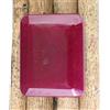 Gemma Ruby Naturale Taglio Smeraldo Africana 301,40 Carati Riscaldata