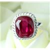 Anello Uomo Cushion Painite Naturale 18.90 Ct Certificato No Tariffs