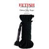 FETISH FANTASY SERIES Corda Bondage Deluxe 9,75 M Seta Sintetica Nera - Fetish Fantasy Series