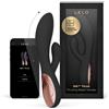 LELO Vibratore Rabbit A Spinta Ina Thrust Nero Silicone Multifunzione - Lelo