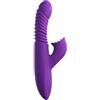 FANTASY FOR HER, PIPEDREAMS Vibratore Rabbit Multifunzione Riscaldante Viola Silicone 24 Cm - Pipedream