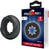 CRAZY BULL Anello Classico Per Pene Daquez Modello 4 Silicone Nero 50mm - Crazy Bull