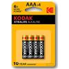 KODAK - BATTERIA ALCALINA XTRALIFE AAA LR03 BLISTER * 4