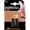 DURACELL - BATTERIA PLUS POWER 9V LR61 1UNIT
