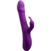 ALIVE Vibratore Rabbit Romax Multifunzione Riscaldante Viola Silicone 24,4 Cm - Alive