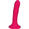 ADRIEN LASTIC Dildo Classico Hitsens 4 Doppia Densità Termoreattivo Fucsia Silicone 17,8 Cm - Adrien Lastic