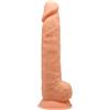 SILEXD Dildo Realistico 26.6 Cm Ventosa Silicone Dual Density Carne - SilexD