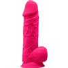 SILEXD Dildo Realistico 21.5 Cm Fucsia Silicone Memory Dual Density - SilexD
