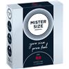 MISTER SIZE Preservativi Extra Sottili Taglia XL 60 Mm Mini Pack 3 Pezzi - Mister Size