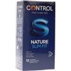 CONTROL, CONTROL CONDOMS Preservativi Slim Fit Trasparenti Lattice Standard 12 Pezzi - Control