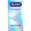 DUREX, DUREX CONDOMS DUREX - PRESERVATIVI INVISIBILE PER MAGGIORE SENSAZIONE PELLE A PELLE CONFEZIONE DA 12 UNITA'