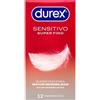 DUREX, DUREX CONDOMS DUREX - PRESERVATIVI SUPER SOTTILI PER MAGGIORE SENSIBILITA' EXTRA SLIM CONFEZIONE DA 12 UNITÀ