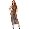 LEG AVENUE, LEG AVENUE DRESSES LEG AVENUE - ABITO HALTER A DOPPIA RETE SENZA SCHIENALE