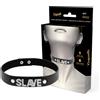COQUETTE ACCESSORIES, COQUETTE CHIC DESI Collare Bondage Regolabile Pelle Vegana Nero Slave - Coquette Chic Desire