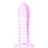 BAILE, BAILE FOR HIM Guaina Stimolante Per Pene Con Noduli 14 Cm Trasparente Silicone - Baile