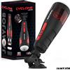 JAMYJOB Masturbatore Automatico Realistico Vagina Cyclone 10 Modalità Rotazione E Spinta Nero Silicone - Jamyjob