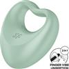 SATISFYER, SATISFYER VIBRATOR Anello Vibrante 2 In 1 Verde Silicone Stimolazione Combinata - Satisfyer