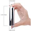 ARMONY, ARMONY STIMULATORS Mini Vibratore Bullet 7.9 Cm 9 Vibrazioni Ricaricabile Nero Silicone - Armony