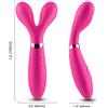 ARMONY, ARMONY MASSAGERS Massaggiatore Intimo Y-Wand Doppia Testa 9 Vibrazioni Fucsia Silicone - Armony