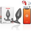 ONINDER Plug Anale Vibrante Con App Bluetooth Nero Silicone 11 Cm - Oninder