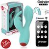 ONINDER CUTE Vibratore Rabbit Tapping 12,5 Cm Stimolazione Clitoride E Punto G Turchese Silicone USB - Oninder