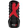 PDX ELITE, PIPEDREAMS Masturbatore Maschile Air Tight Suzione Realistica Nero TPR 19 Cm - Pipedream