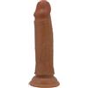 PRETTY LOVE Dildo Realistico 18 Cm Marrone Con Ventosa In TPR - Pretty Love