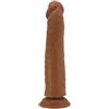 PRETTY LOVE Dildo Realistico 25 Cm Marrone Con Ventosa Sliding Skin - Pretty Love