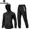 ROCKBROS set di giacche da Ciclismo impermeabile da bicicletta riflettente traspirante abbigliamento sportivo all'aperto giacca a vento Jersey pantaloni tuta Ciclismo