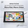 XPPen Artist 16 3rd Tablet Grafico con Monitor da 15.4 Pollici, Penna per Disegno con Chip X4 Smart, Supporto Inclinazione, Compatibile con Windows, Mac e Android