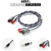 DD ddHiFi RC30A RC30B RC40A cavi RCA argento schermati per sistemi Desktop, 3.5 / 4.4mm / RCA a RCA (disponibile in 60cm / 120cm)
