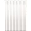 Plushome Tenda per setaccio verticale in peluche (100X260Cm,150X260Cm,200X260Cm,250X272Cm) Oslo. Bianco/Grigio
