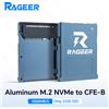 RAGEER 2230 M.2 NVMe SSD a CFExpress Tipo-B Adattatore in alluminio Scheda di espansione CFexpress per CANON R3/R5C e NIKON Z6/Z7/Z8/Z9/D6