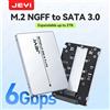JEYI Custodia per disco rigido JEYI M.2 NGFF a SATA 3.0 6 Gbps ad alta velocità Supporta fino a 2 TB Mobile portatile Supporta SSD 2230/42/60/80