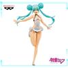 Bandai Originale Genuino Banpresto Good Smile Racing Hatsune Miku Racing 2022 Tropical Maid Ver. Regalo di Natale delle figure giocattolo modello da 16 cm