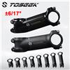 Toseek MTB Attacco Manubrio 31.8mm 6/17 Gradi Bici di Potenza In Alluminio Tundish Carbonio Attacco Manubrio Mountain Bike Tavolo Della Bicicletta Parti di Ciclismo