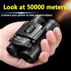 NONE Binocolo Potente Portatile 900x25 HD Zoom Lunga Portata Telescopio BAK4 Jumelles Pieghevole Binocolo per Bassa Luminosità per Caccia e Campeggio