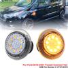 iJDM 2 Pezzi Luci Laterali LED Rotonde Ambra Gialle per Parafango Anteriore Ford Transit Connect Van 2010-2021, Lampada Indicatore di Direzione