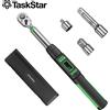 taskstar Chiave Dinamometrica Digitale TaskStar 3/8" (0-162 Ft.lb/0-220 N.m) con Precisione ±2%, Cricchetto con LED e Allarme Sonoro Doppio, Funzione Picco e Visualizzazione in Tempo Reale