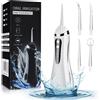 Ms.Dear Irrigatore Orale Senza Fili Portatile con 3 Modalità di Pulizia, Impermeabile, Pulitore Dentale con 4 Ugelli per la Pulizia delle Gengive, Dispositivo per Filo Interdentale
