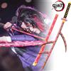 Bandai Katana Kokushibo Demon Slayer 104cm, Replica Anime Kimetsu No Yaiba, Prop Cosplay Ninja, Katana Giapponese a Grandezza Naturale, Spada Samurai in Legno
