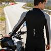 WOSAWE Maglia da Moto Estiva Traspirante in Rete, Giacca da Motociclista Elastica Slim Fit, Abbigliamento Comodo ad Asciugatura Rapida