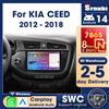 Srnubi Schermo da 9'' con Carplay e Android Auto per Kia CEED 2 JD 2012 - 2018, Autoradio GPS, Navigazione Stereo, Lettore Multimediale Video 4G