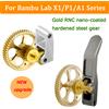 Sirol Per Bambu Lab A1 A1 Mini P1P P1S X1C: Ingranaggio Estrusore in Metallo Completo Migliorato, Ingranaggio a Griffe, Ingranaggio Elicoidale RNC Nano-Rivestito Resistente all'Usura