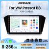 AWESAFE Autoradio Wireless CarPlay Android Auto per VW Volkswagen Passat B8 2015-2020 2 DIN Stereo Multimediale con Ventola di Raffreddamento Integrata Sistemi Intelligenti Touch Screen Lettore Video