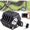 NONE Lucchetto Pieghevole per Bicicletta con 3 Chiavi, Lucchetto a Catena Antifurto Resistente con Staffa, Lucchetto a Catena ad Alta Sicurezza per Scooter, Moto ed E-Scooter