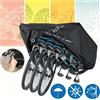 NONE Coperture per Biciclette da 2 o 3 Posti, Resistenti a Pioggia, Sole, Raggi UV e Vento, con Foro per Lucchetto, per Bici da Montagna, da Strada ed Elettriche