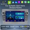 SynxDrive Autoradio 7'2 DIN con CarPlay Wireless e Android 14 per Opel Astra, Vectra, Vauxhall, Antara, Zafira, Corsa C, D, Vivaro, Meriva, Lettore Multimediale, Navigazione GPS, WiFi, 4G, RDS, Schermo Video,
